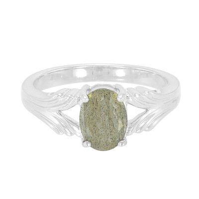 Anello in argento con Labradorite