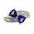 AAA-Tansanit-Goldring