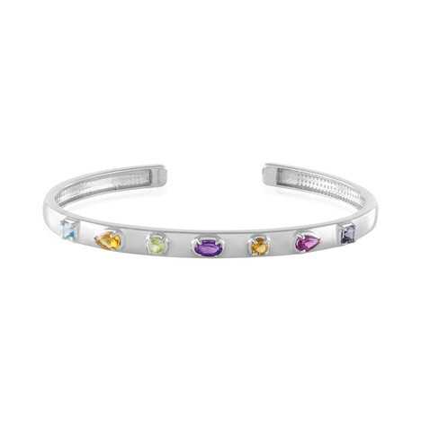 Bracelet en argent et Améthyste