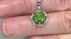 Colgante en plata con Diópsido de Rusia