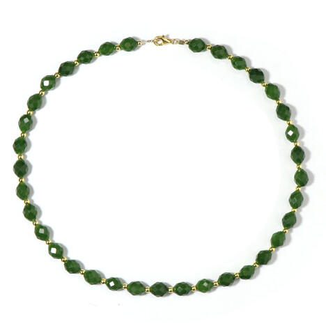 Collar en plata con Cuarzo verde