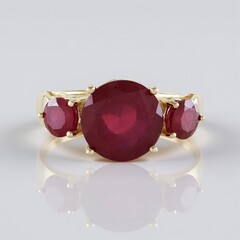 Anello in oro con Rubino del Madagascar (de Melo)