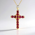 Collana in argento con Rubellite (Gems en Vogue)