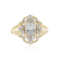 Gouden ring met een zirkoon