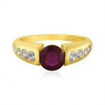 Madagaskar-Rubin-Silberring (de Melo Essence)