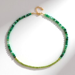 Collana in argento con Peridoto