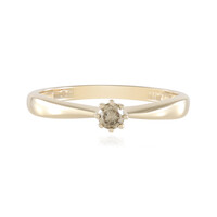 9K I2 Brown Diamond Gold Ring
