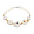 Mother of Pearl Silver Bracelet (Gems en Vogue)