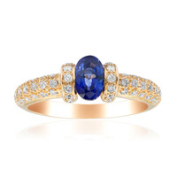 Blauer Saphir-Goldring (Nara Jewelry)