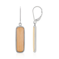 Orecchini in argento con Bambù Naturale (TPC)