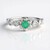 Anello in argento con Smeraldo Colombiano (de Melo Essence)