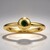 Anello in oro con Diamante Verde VS1 (Annette)