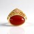 Pendentif en argent et Cornaline rouge (KM by Juwelo)