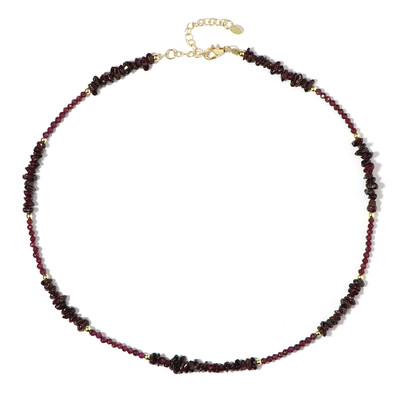 Collana in argento con Granato Mozambico