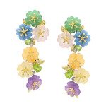 Pendientes en plata con Calcedonia azul (Gems en Vogue)