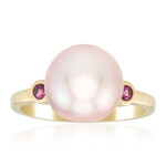 Anillo en plata con Perla Ming púrpura (TPC)