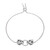 Zilveren armband met zwarte saffieren (Adela Silber)