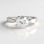 Anello in argento con Topazio Bianco