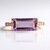 Anello in argento con Ametista Rose de France