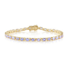 Brazalete en plata con Tanzanita