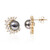 9K Tahitian Pearl Gold Earrings (de Melo)