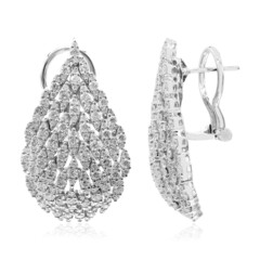 Gouden oorbellen met SI1 (H) Diamanten (Nara Jewelry)