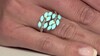 Zilveren ring met Sleeping Beauty Turkooisen (Faszination Türkis)