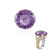 Anillo en plata con Amatista (Gems en Vogue)