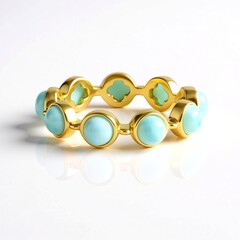 Anello in argento con Larimar