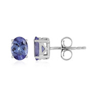 Pendientes en plata con Tanzanita
