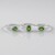 Anello in argento con Diopside Russo (de Melo)