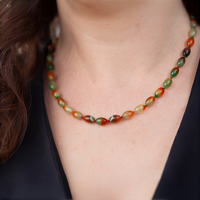 Collar en plata con Ágata