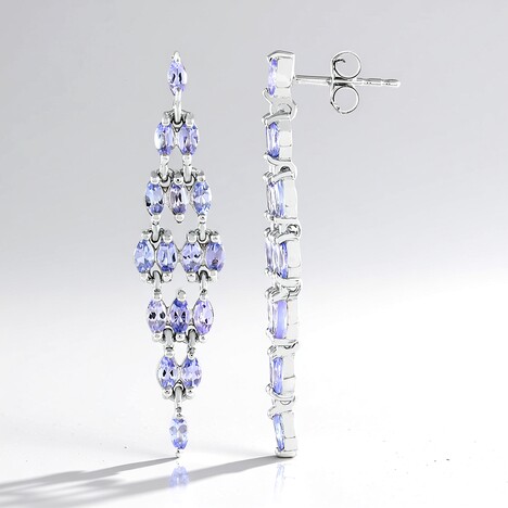 Orecchini in argento con Tanzanite