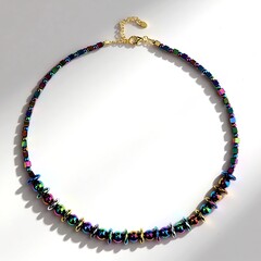Collana in argento con Ematite Mistica