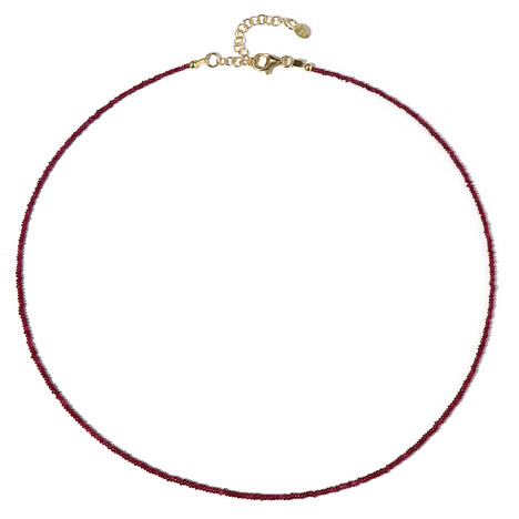 Collana in argento con Rubino Tanzania