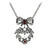 Mozambique Garnet Silver Necklace