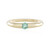 9K Russian Emerald Gold Ring (de Melo Gold)