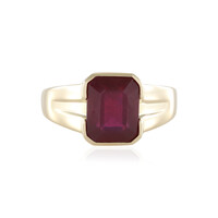 Bague en or et Rubis de Madagascar (de Melo)