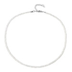 Collar en plata con Zafiro blanco