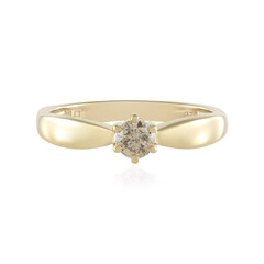 9K I2 Brown Diamond Gold Ring