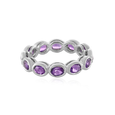 Anello in argento con Ametista