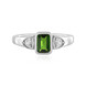 Russischer Diopsid-Silberring