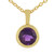 Sambia-Amethyst-Silberhalskette