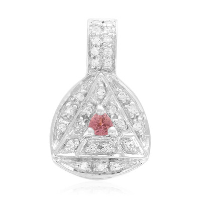 Pendentif en argent et Tourmaline rose