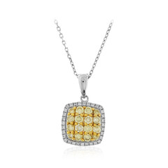 Collana in oro con Diamante Giallo SI2 (CIRARI)