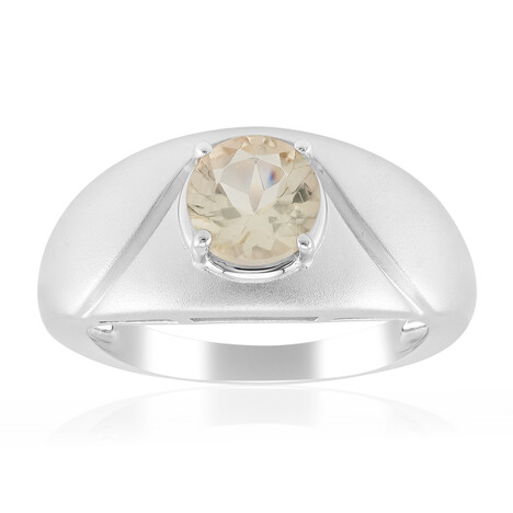 Zilveren ring met een Oregon zonnesteen