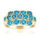 9K Goias Neon Apatite Gold Ring