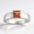 Anello in argento con Pietra del Sole dell'Oregon