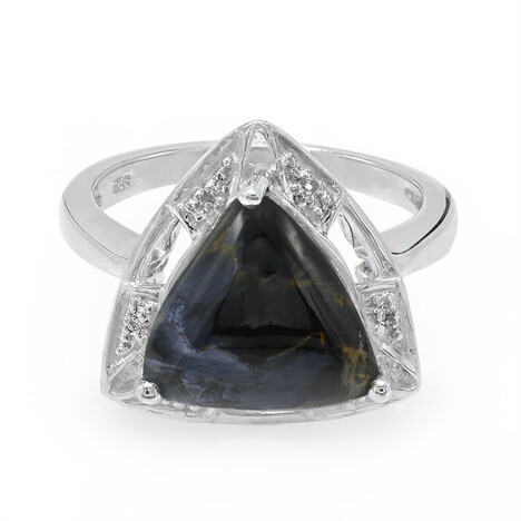 Anillo en plata con Pietersita