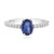 Anillo en plata con Cianita de Nepal